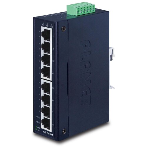 Planet IGS-801M network switch Managed L2 /L4 Gigabit Ethernet (10 /100 /1000) 1U Blue Slike