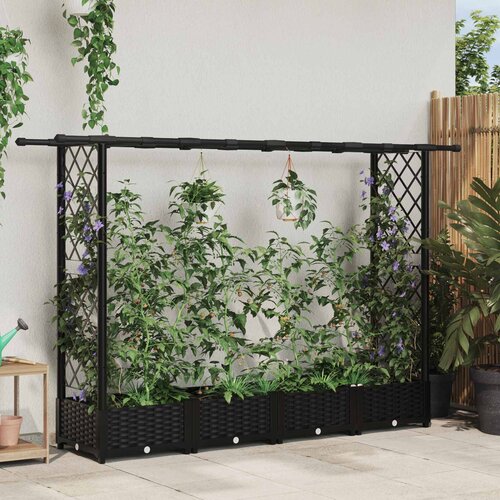  Povi&scaron;eni krevet s mrežom i krovom Crna 203 x 40 x 123 cm PP Cijene