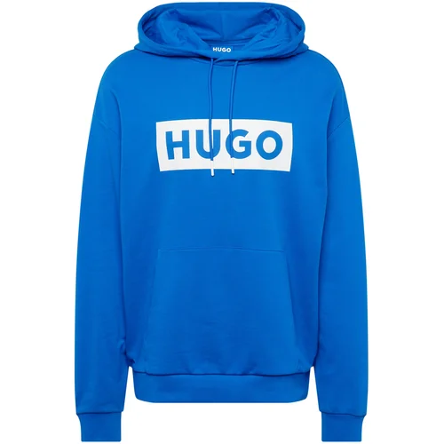 Hugo Blue Sweater majica 'Nalves' plava / bijela