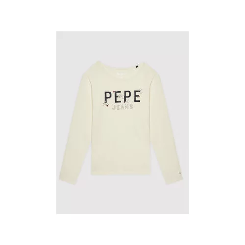 Pepe Jeans Bluza Tiffany PG502799 Bela Regular Fit