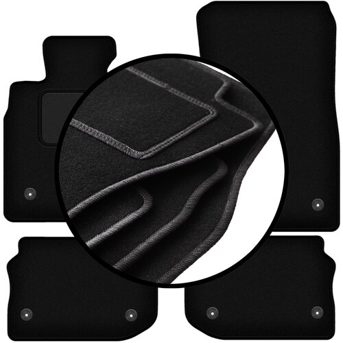Wielganizator Komplet velurnih preprog za: BMW 5 F10 limuzina (VELCRO) (2010-2013), (22128574) Cene
