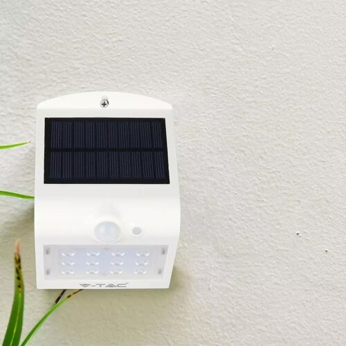  LED solarno zidno svetlo sa senzorom LED/1.5W/3,7V IP65 belo Slike