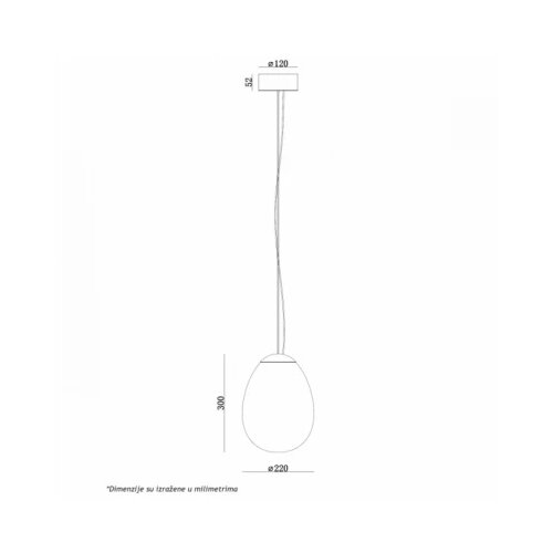 monari 37 VISILICA 5W 3000K Cene