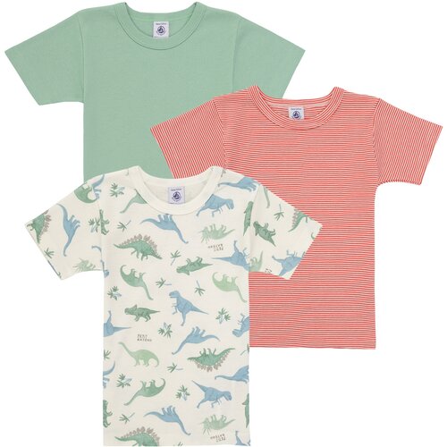 Petit Bateau Majice s kratkimi rokavi 3 TEE SHIRTS MC Večbarvna Slike