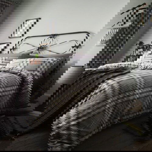 Catherine Lansfield siva posteljina Kelso, 135 x 200 cm Slike