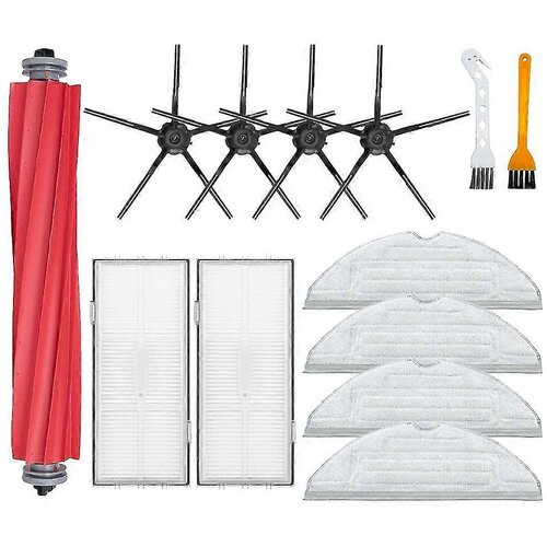 INORCO Deli za robotski sesalnik S7 Maxv / S7 Maxv Plus / S7 Maxv Ultra/g10s Glavna stranska krtača HEPA Filter Mop, (21849927) Slike