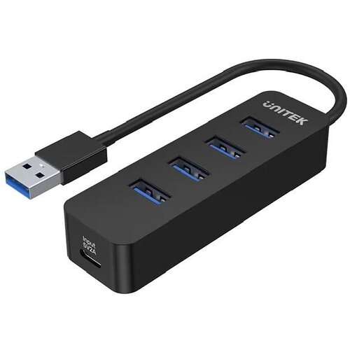 Unitek HUB USB-A 4X USB-A 3.1, ACTIVE,10W, H1117A Cene