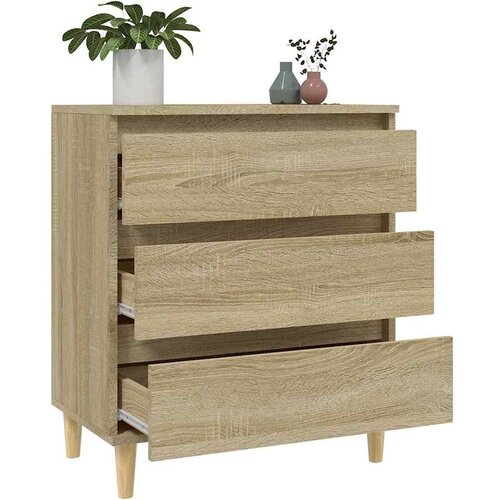  Komoda boja hrasta sonome 60 x 35 x 70 cm od konstruiranog drva Slike