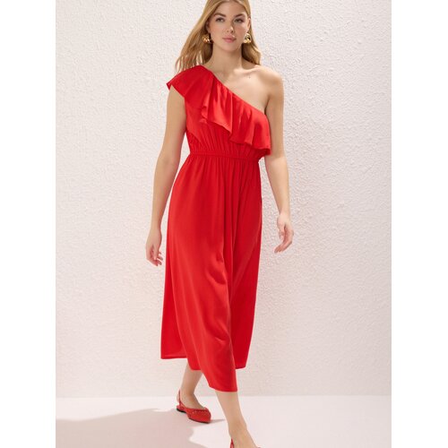 Trendyol Ženska haljina Twoss25El00283, Crvena Cene