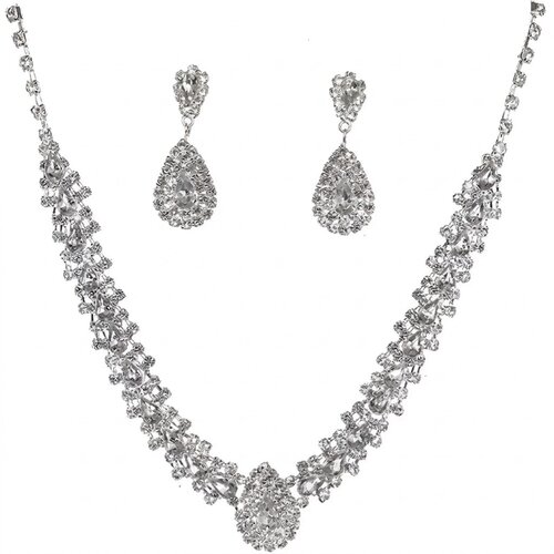  Set LM-42120 - Kristalni / Srebrni KP42120 Slike