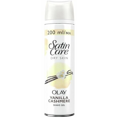 Gillette VENUS Gel za brijanje Touch of Olay Vanilla Cashmere Satin Care 200ml Slike