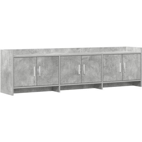 TV ormar 168 x 33 x 47 cm Betonska siva Konstruirano drvo Slike