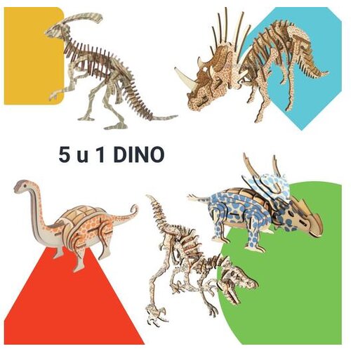 CarolijaShop Čarolija shop 5u1 slagalica Dino Cene