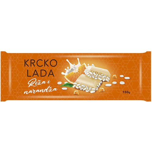 Čokolend Čokolada Krckolada, Riža i narandža, 150g | Eponuda.com