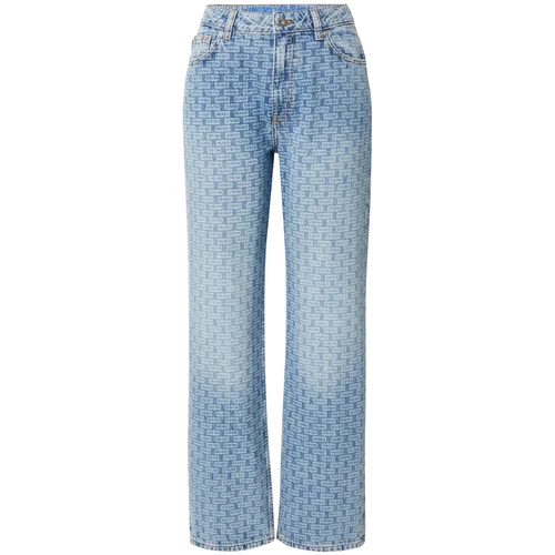 Hugo Blue Kavbojke 'Elyah' moder denim / bela