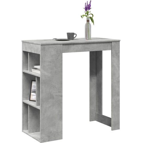  Barski stol s stalcima boja betona 102 x 50 x 103,5 cm drveni Cijene