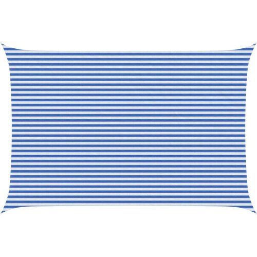  Senčna platna Modra in bela 4 x 7 m HDPE, (5000241222) Cene