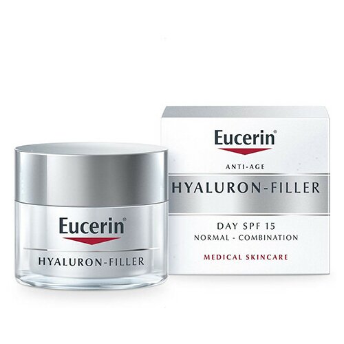 Eucerin hyaluron-filler dnevna krema za normalnu i mešovitu kožu spf 15 50 ml Slike