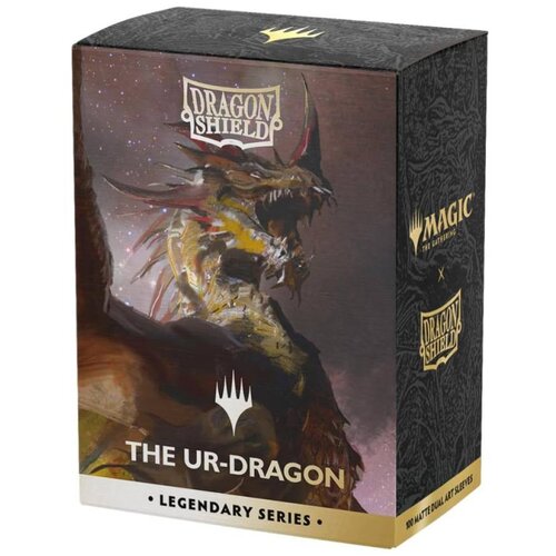 Arcane Tinmen Dragon Shield 100 Standard Licensed Dual Art Sleeves - Magic The Gathering Legendray Series - The Ur-Dragon Cene
