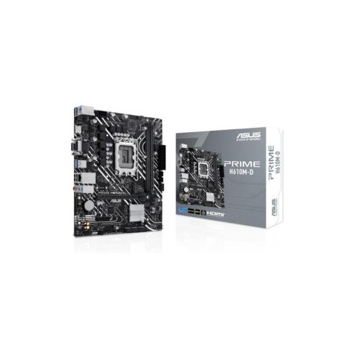 Asus MB PRIME H610M-DLGA1700, 2x DDR5, 1x M.2,6xUSB1x VGA, 1x HDMI, mATX Cijene