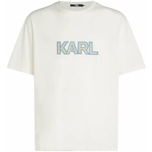 Karl Lagerfeld Majica modra / siva / bela