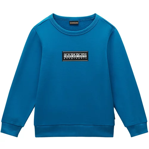 Napapijri Sweater majica 'K B-CHAMOIS' safirno plava / crna / prljavo bijela