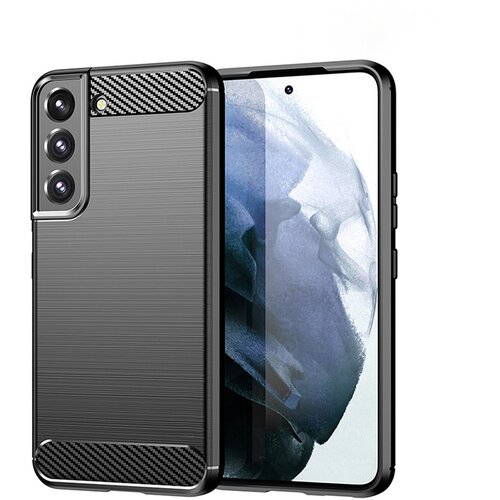  Gumijasti / gel etui Carbon za Samsung Galaxy S24+ - črni Slike