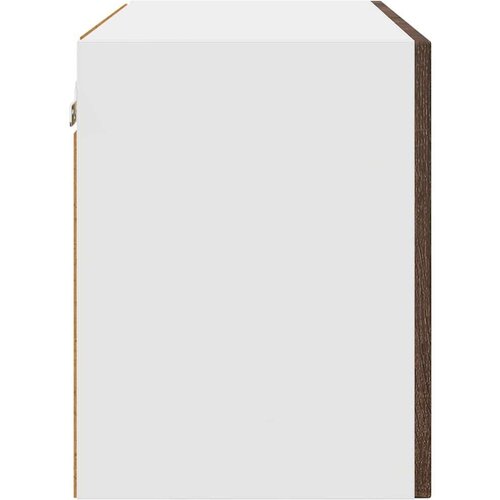  Zidni kuhinjski ormarić s policom Smeđi hrast 60 x 31 x 40 cm Slike