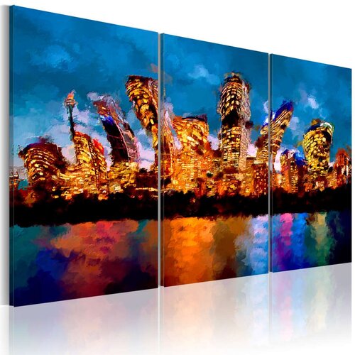  Slika - Mad city - triptych 60x40 Slike