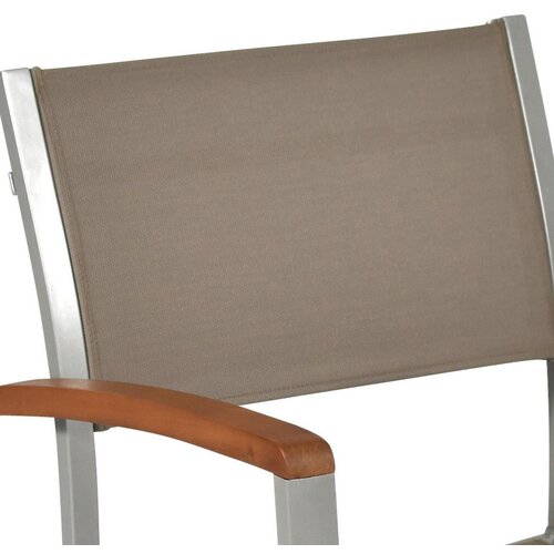 Gardenson Vrtni Stol Naxos, 2 Kos, Aluminij Slike