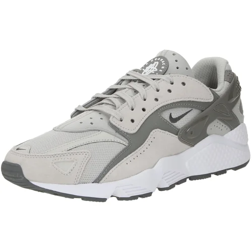 Nike Sportswear Nizke superge 'AIR HUARACHE' greige / temno siva / bela