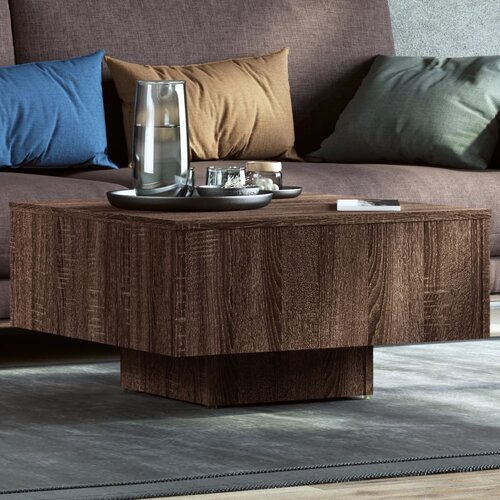  Stolić za kavu smeđi hrast 60 x 60 x 31,5 cm konstruirano drvo Cene