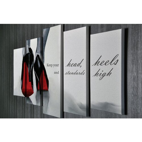  BC047 multicolor decorative canvas painting (5 pieces) Slike