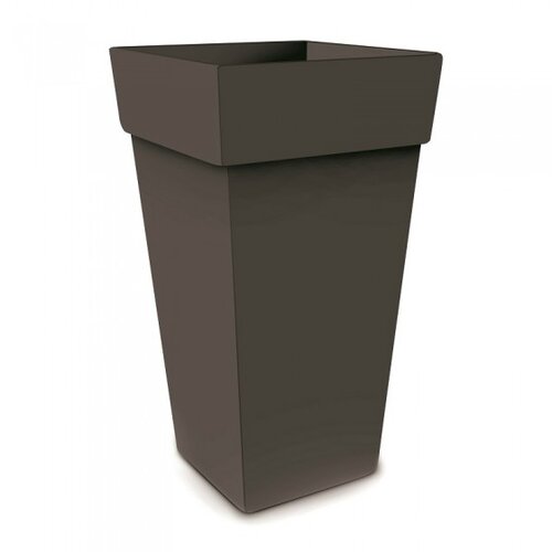 BLUMAX visoka kvadratna posuda za biljke Melrose (Vanjska dimenzija (D x Š x V): 30 x 30 x 41 cm, Plastika, Antracit) Cijene