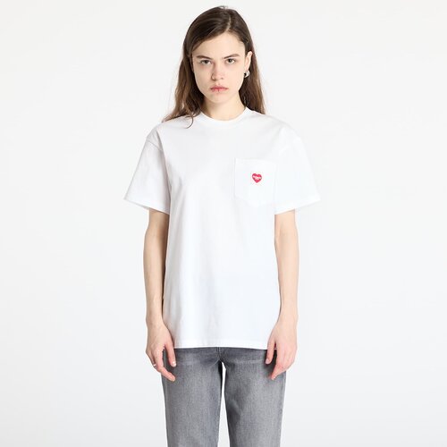 Carhartt WIP Majica S/S Pocket Heart T-Shirt UNISEX White/ Red M Cene