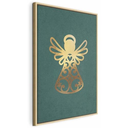  Slika - Angelic Christmas (1 Part) Vertical 80x120 U prirodnom drvenom okviru Cijene