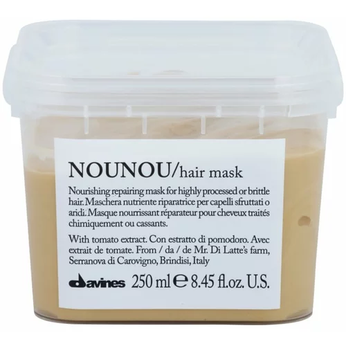 DAVINES NouNou hranilna maska za poškodovane in kemično obdelane lase 250 ml