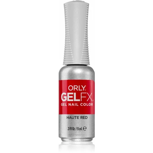 Orly Gelfx Gel gel lak za nohte z uporabo UV/LED lučke odtenek Haute Red 9 ml