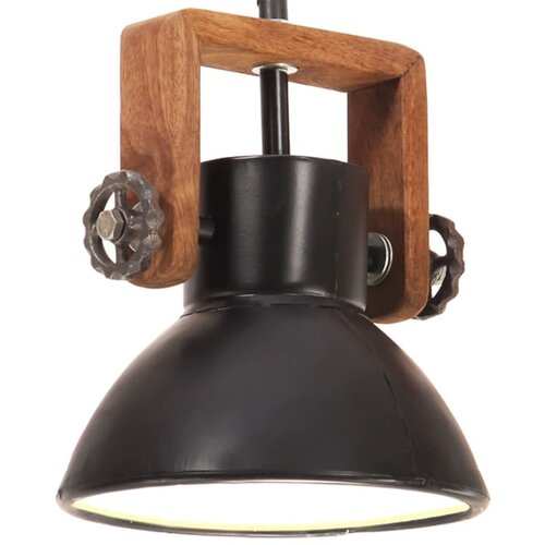 vidaXL Industrijska viseća svjetiljka 25 W crna okrugla 19 cm E27 Cijene