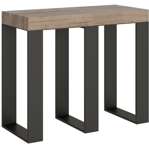 Ityhome 90 x 77 konzolna miza rjava, (20847545) Cene