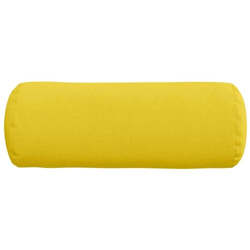 VidaXL valjkasti jastučići 2 pcs svijetlo žuta &amp;Oslash; 25 x 70 cm tkanina Slike