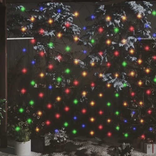  Božićna svjetlosna mreža šarena 3 x 3 m 306 LED