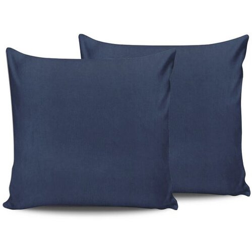 Dark blue blue pillowcase set (2 pieces) (fr) Cene