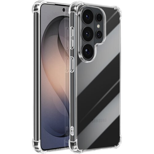 Oem Mayaxess, Silikonski ovitek za Galaxy S26 Ultra – ojačani protiudarni vogali, Prozorna, (5000274292) Cene