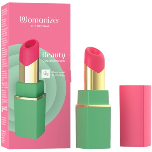 Womanizer Beauty - stimulacijski pripomoček za klitoris z zračnimi valovi v obliki &scaron;minke (zelen) Cene
