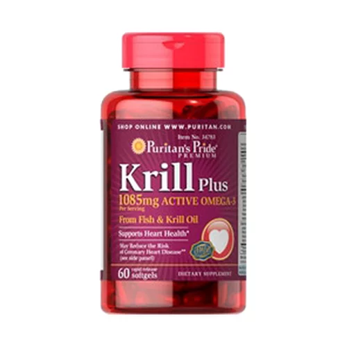  Puritan's Pride Krill Plus 1085 mg, kapsule