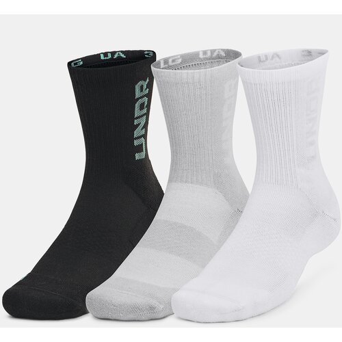 Under Armour Socks UA 3-Maker 3pk Mid-Crew-BLK - unisex Slike