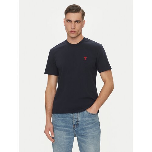 Ami Paris Majica BFUTS035.724 Mornarsko modra Regular Fit Slike