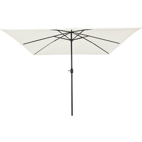 VidaXL Kvadratni vrtni senčnik 295x245 cm Pesek bela Slike