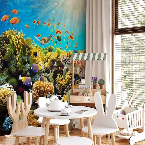  Foto tapeta - Underwater Land 400x280 Slike